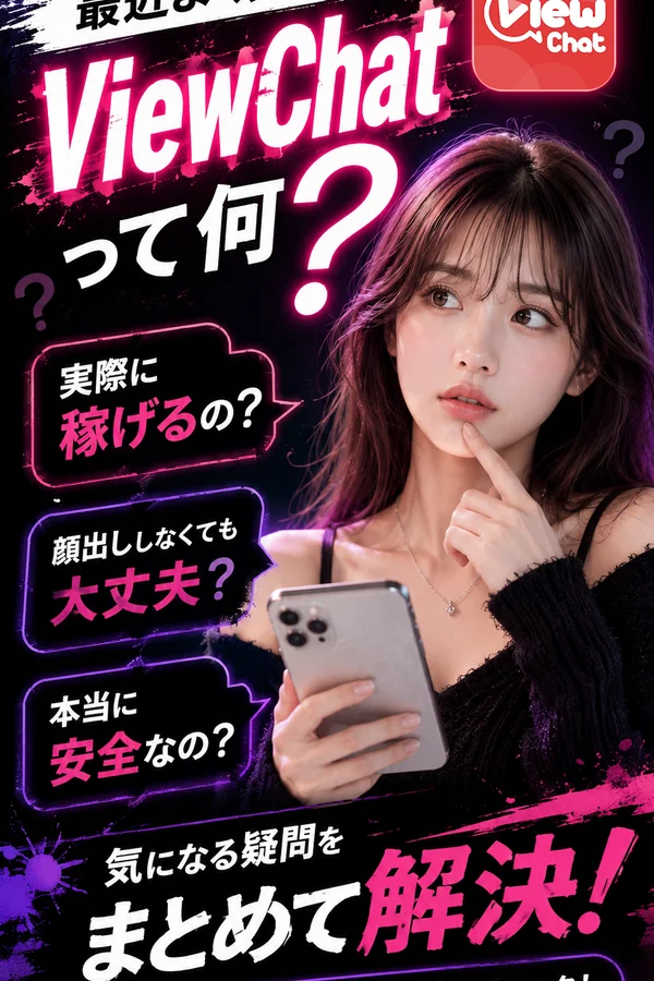 今話題のViewChatで働こう！