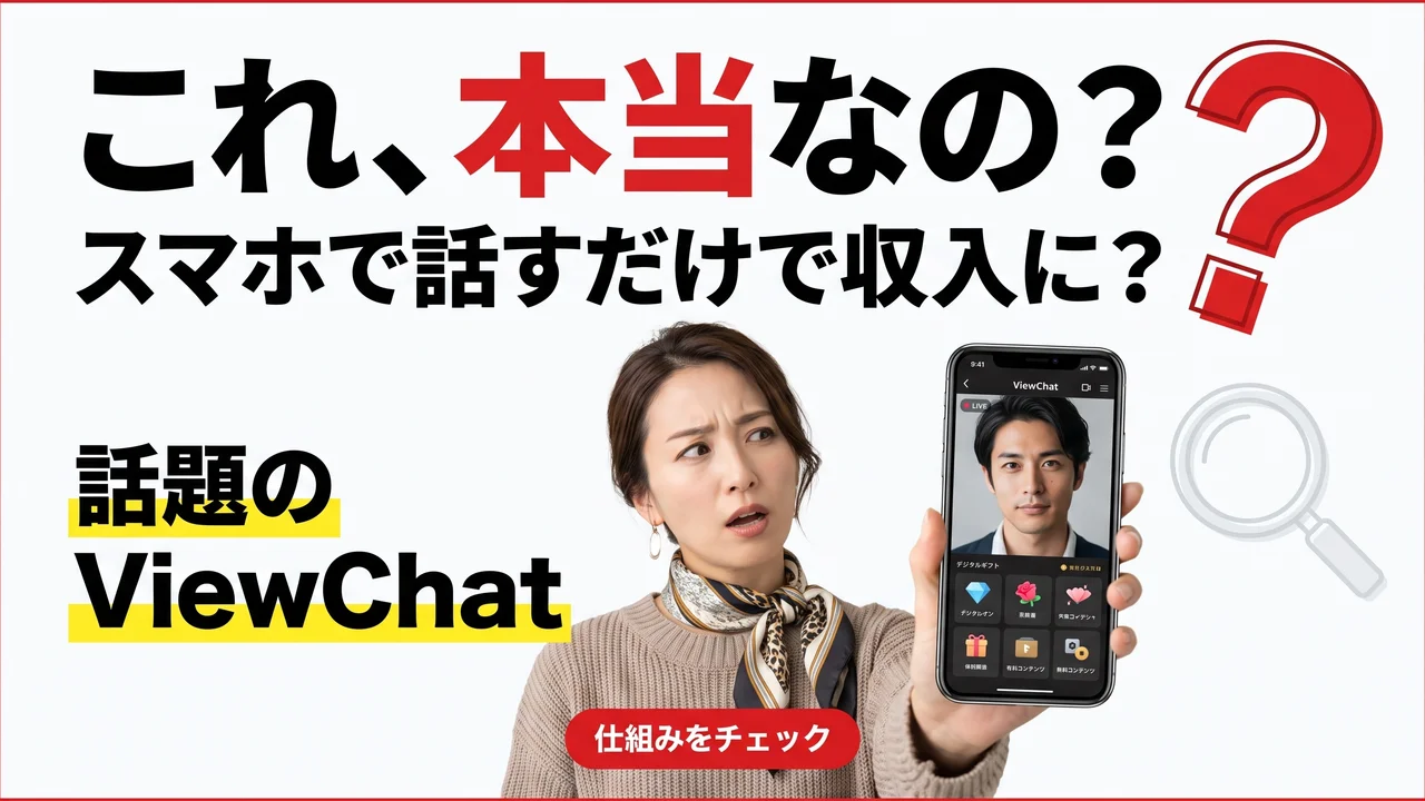 スマホで会話するだけで稼げる！